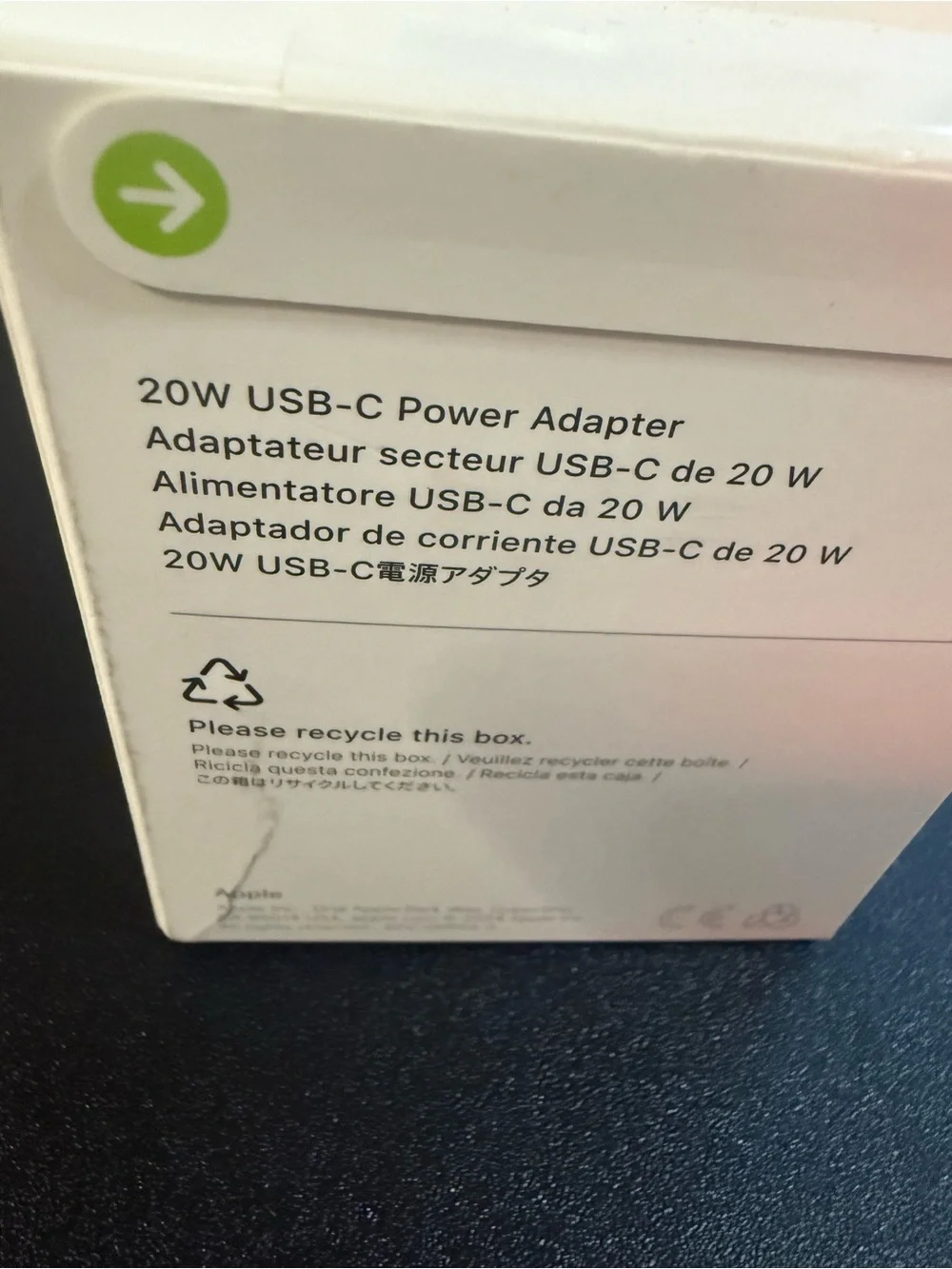 Apple 20W USB-C Power Adapter - White